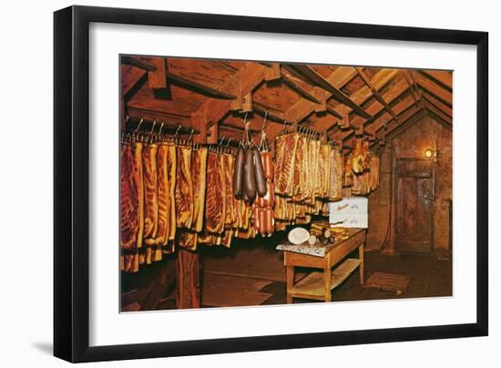 Cellar for Curing Meats-null-Framed Art Print