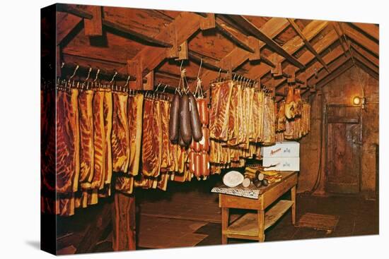 Cellar for Curing Meats-null-Stretched Canvas