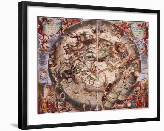 Cellarius' Constellations, 1660-Science Source-Framed Giclee Print