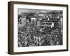 Cellarman at Giannino's Handing Bottle of Wine to Waiter for His Customers-Alfred Eisenstaedt-Framed Photographic Print