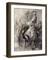 Cellist-Jacques Andre Portail-Framed Giclee Print