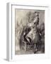 Cellist-Jacques Andre Portail-Framed Giclee Print