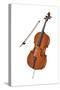 Cello and Bow, Stringed Instrument, Musical Instrument-Encyclopaedia Britannica-Stretched Canvas