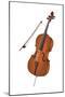 Cello and Bow, Stringed Instrument, Musical Instrument-Encyclopaedia Britannica-Mounted Poster