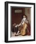 Cello Player-Dirck Hals-Framed Giclee Print