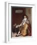 Cello Player-Dirck Hals-Framed Giclee Print