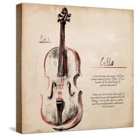 Cello-Hakimipour-ritter-Stretched Canvas