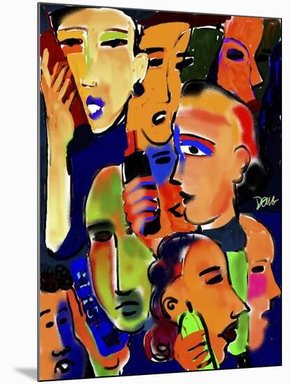 Cellular Disciples-Diana Ong-Mounted Giclee Print