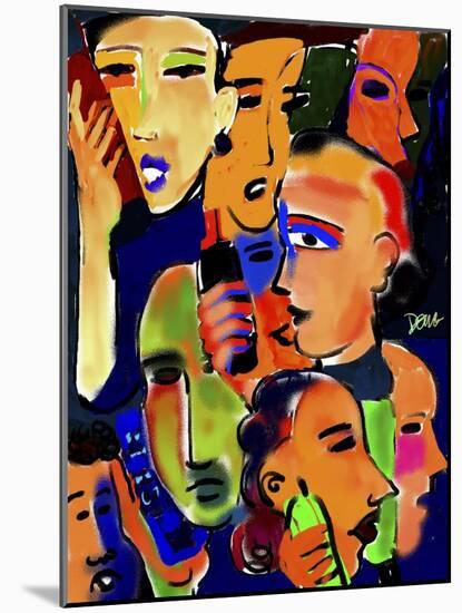 Cellular Disciples-Diana Ong-Mounted Giclee Print