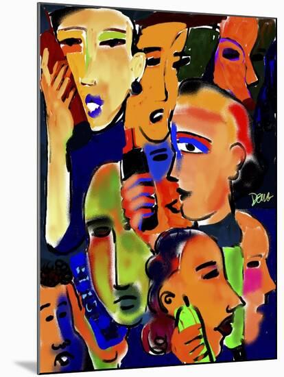 Cellular Disciples-Diana Ong-Mounted Giclee Print