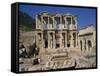 Celsus Library, Ephesus, Anatolia, Turkey Minor-Short Michael-Framed Stretched Canvas