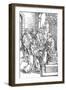 Celtes Presenting His Book to the Elector of Saxony, 1501-Albrecht Dürer-Framed Giclee Print