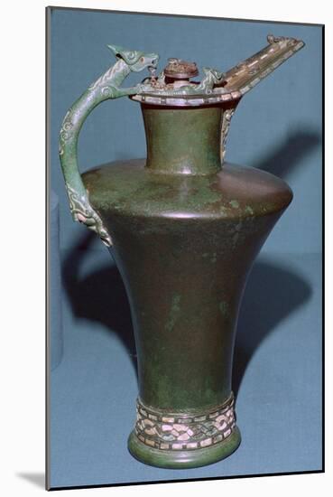 Celtic bronze flagon from France, 5th century BC Artist: Unknown-Unknown-Mounted Giclee Print