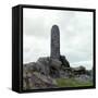 Celtic Cross Slab-CM Dixon-Framed Stretched Canvas