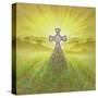 Celtic Cross-Simon Cook-Stretched Canvas