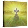 Celtic Cross-Simon Cook-Stretched Canvas