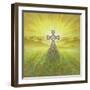 Celtic Cross-Simon Cook-Framed Giclee Print