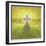 Celtic Cross-Simon Cook-Framed Giclee Print