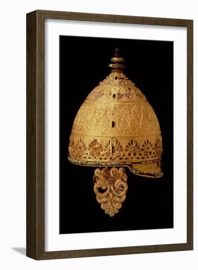 Celtic Helmet Found at Agris, Charante, 4th Century BC-null-Framed Giclee Print