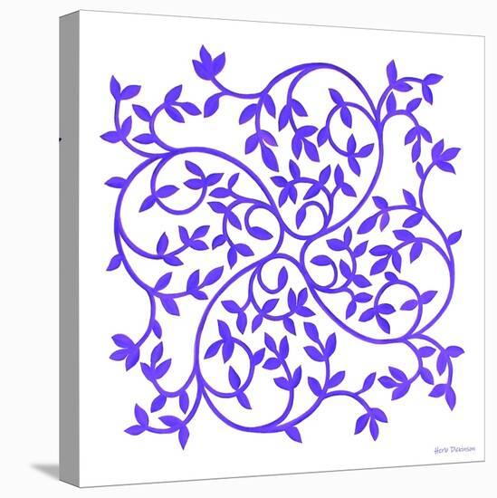 Celtic Inspiration Purple-Herb Dickinson-Stretched Canvas