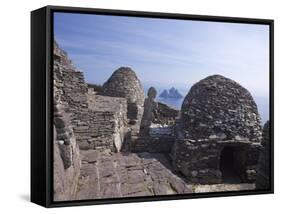 Celtic Monastery, Skellig Michael, UNESCO World Heritage Site, County Kerry, Republic of Ireland-null-Framed Stretched Canvas