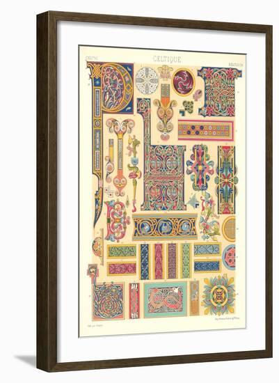 Celtic Motifs, Decorative Arts-null-Framed Art Print