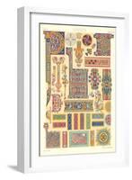 Celtic Motifs, Decorative Arts-null-Framed Art Print