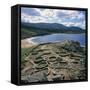 Celtic Ruins Near Porto Do Son, West Coast Castro De Barona, Galicia, Spain, Europe-Geoff Renner-Framed Stretched Canvas