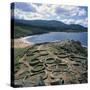 Celtic Ruins Near Porto Do Son, West Coast Castro De Barona, Galicia, Spain, Europe-Geoff Renner-Stretched Canvas