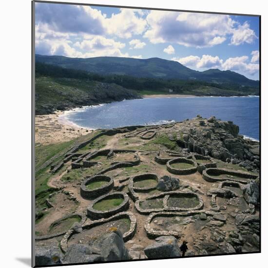 Celtic Ruins Near Porto Do Son, West Coast Castro De Barona, Galicia, Spain, Europe-Geoff Renner-Mounted Photographic Print