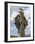 Celtic Style Cross, Graveyard at Burrishoole Abbey, Near Newport, County Mayo, Connacht, Ireland-Gary Cook-Framed Photographic Print