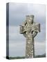 Celtic Style Cross in Graveyard, Connacht, Republic of Ireland (Eire)-Gary Cook-Stretched Canvas