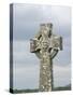 Celtic Style Cross in Graveyard, Connacht, Republic of Ireland (Eire)-Gary Cook-Stretched Canvas