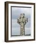 Celtic Style Cross in Graveyard, Connacht, Republic of Ireland (Eire)-Gary Cook-Framed Photographic Print