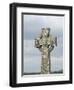 Celtic Style Cross in Graveyard, Connacht, Republic of Ireland (Eire)-Gary Cook-Framed Photographic Print