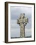 Celtic Style Cross in Graveyard, Connacht, Republic of Ireland (Eire)-Gary Cook-Framed Photographic Print