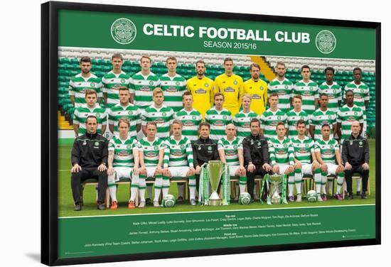 Celtic- Team 15/16-null-Framed Poster