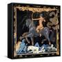 Celui Qui Monte Le Cheval Noir, C.1917-1920-Georges Barbier-Framed Stretched Canvas
