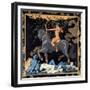 Celui Qui Monte Le Cheval Noir, C.1917-1920-Georges Barbier-Framed Giclee Print