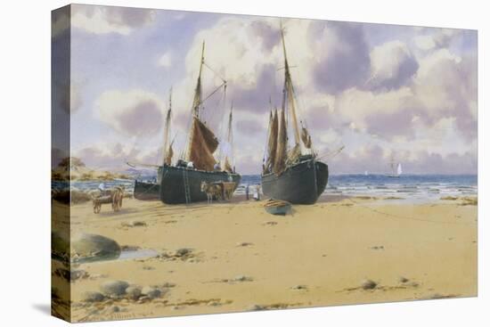 Cemaes Bay, North Wales-Warren Williams-Stretched Canvas