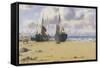 Cemaes Bay, North Wales-Warren Williams-Framed Stretched Canvas