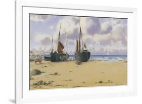 Cemaes Bay, North Wales-Warren Williams-Framed Giclee Print