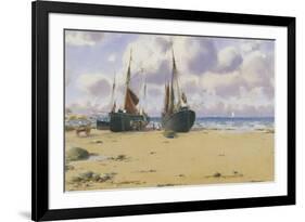 Cemaes Bay, North Wales-Warren Williams-Framed Giclee Print