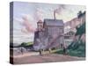 Cement Factory at Vermenton-Maximilien Luce-Stretched Canvas