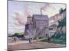 Cement Factory at Vermenton-Maximilien Luce-Mounted Giclee Print