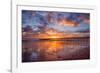 Cement Ship Sunset-John Gavrilis-Framed Photographic Print