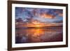 Cement Ship Sunset-John Gavrilis-Framed Photographic Print