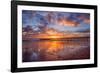 Cement Ship Sunset-John Gavrilis-Framed Photographic Print