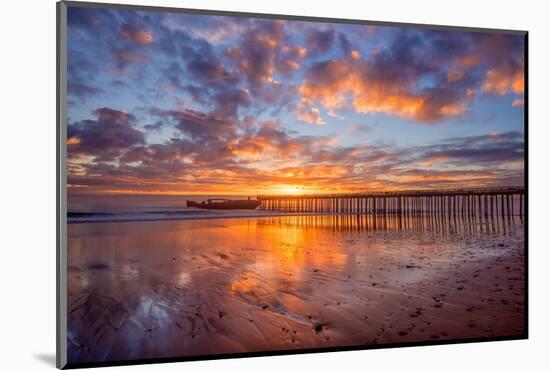 Cement Ship Sunset-John Gavrilis-Mounted Photographic Print