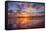 Cement Ship Sunset-John Gavrilis-Framed Stretched Canvas